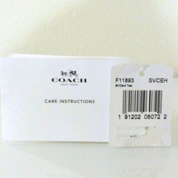 Coach WildFlower Teal Cosmetic Bag - Picture 9 of 9